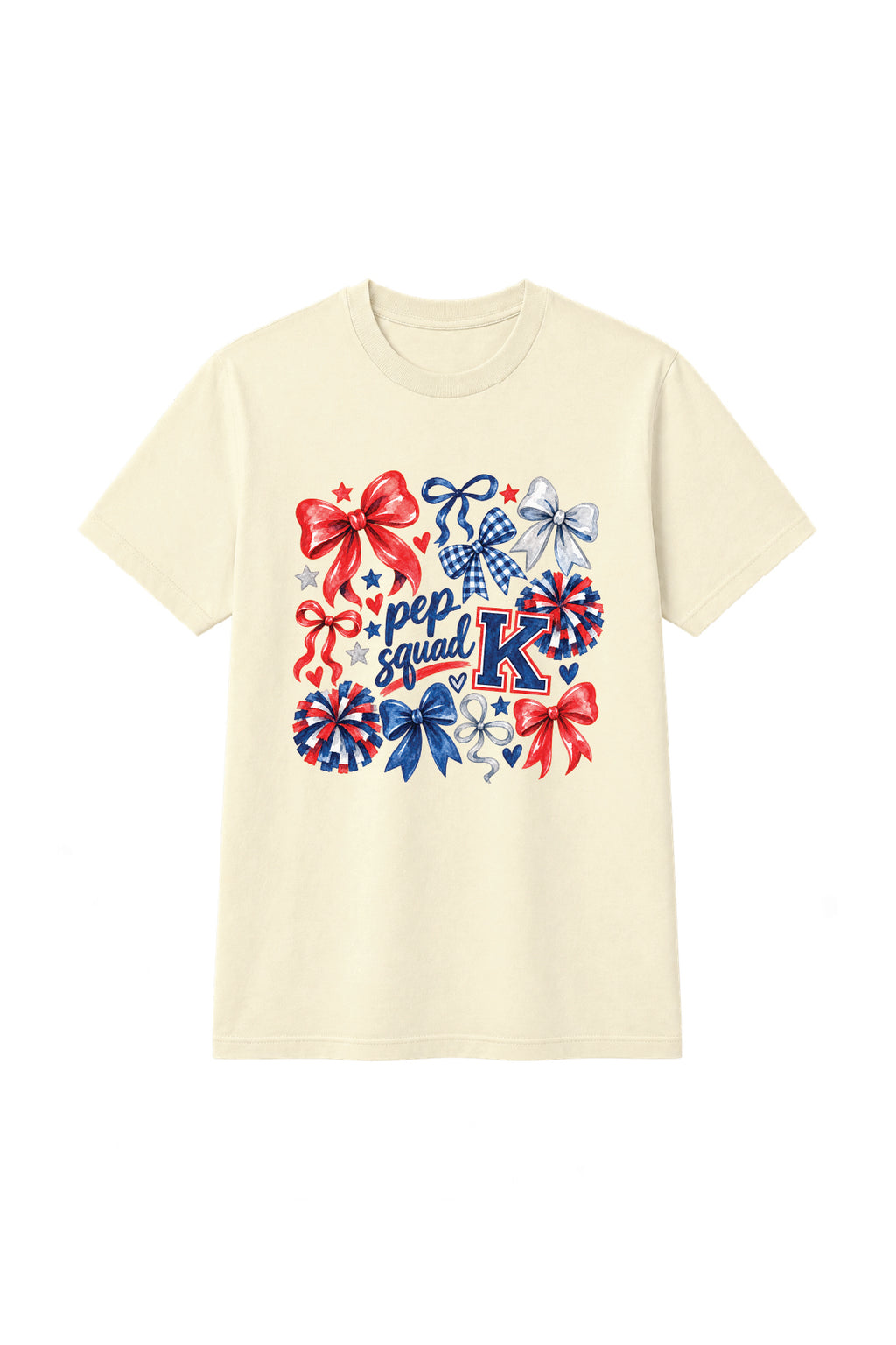 King High School Pep Squad Bow Shirt
