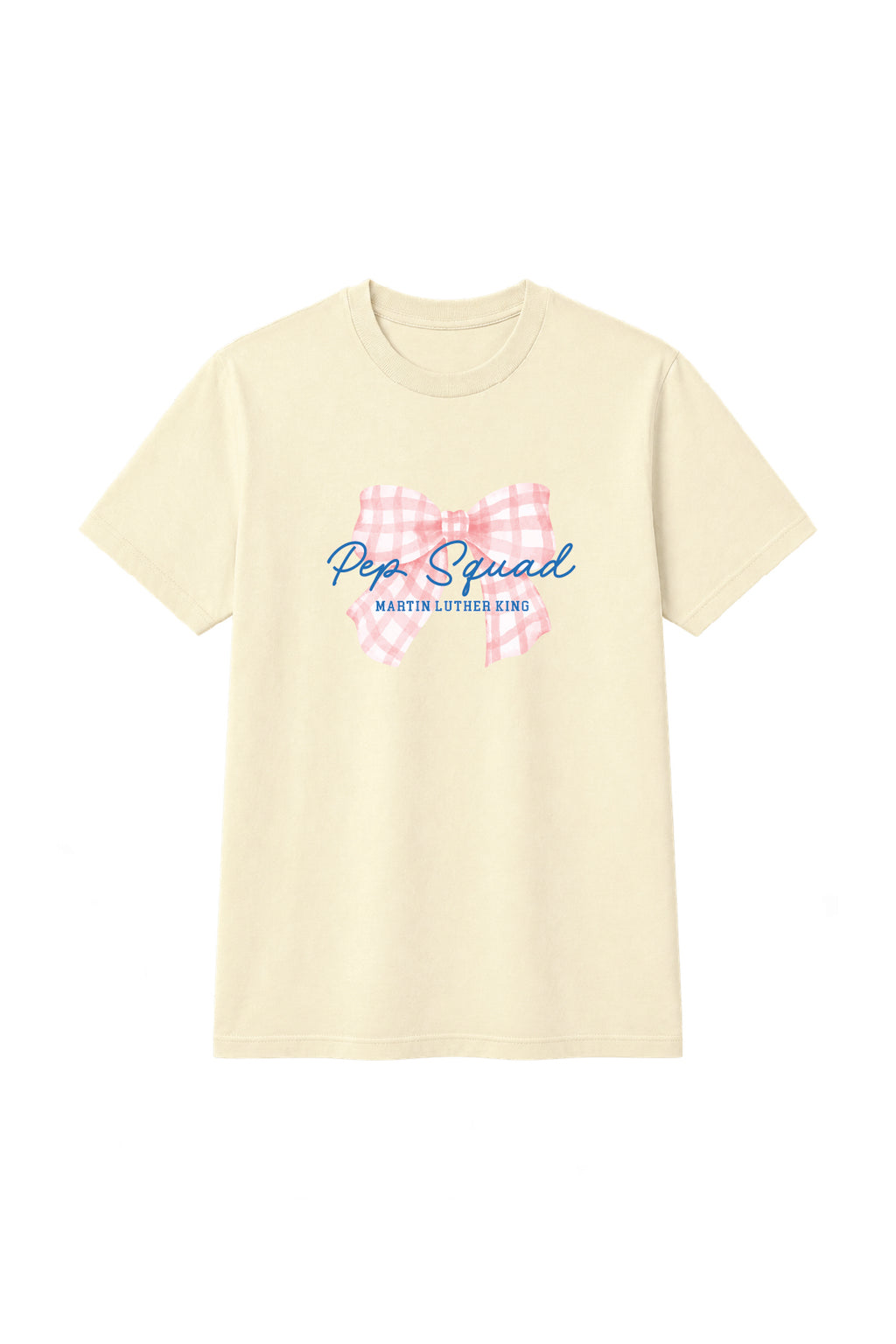 King High School Pep Squad Pink Bow Shirt
