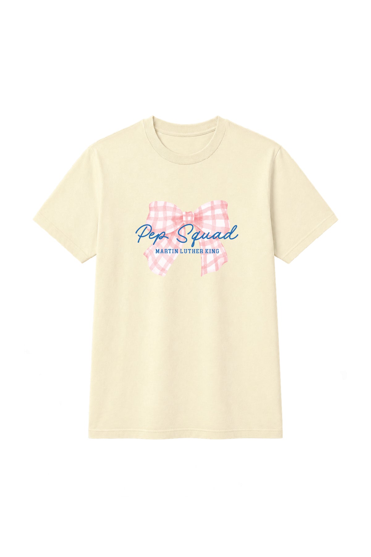 King High School Pep Squad Pink Bow Shirt