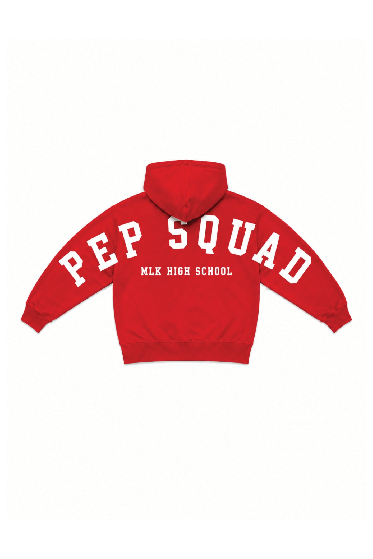 King High School MLK Red Shoulder Hoodie
