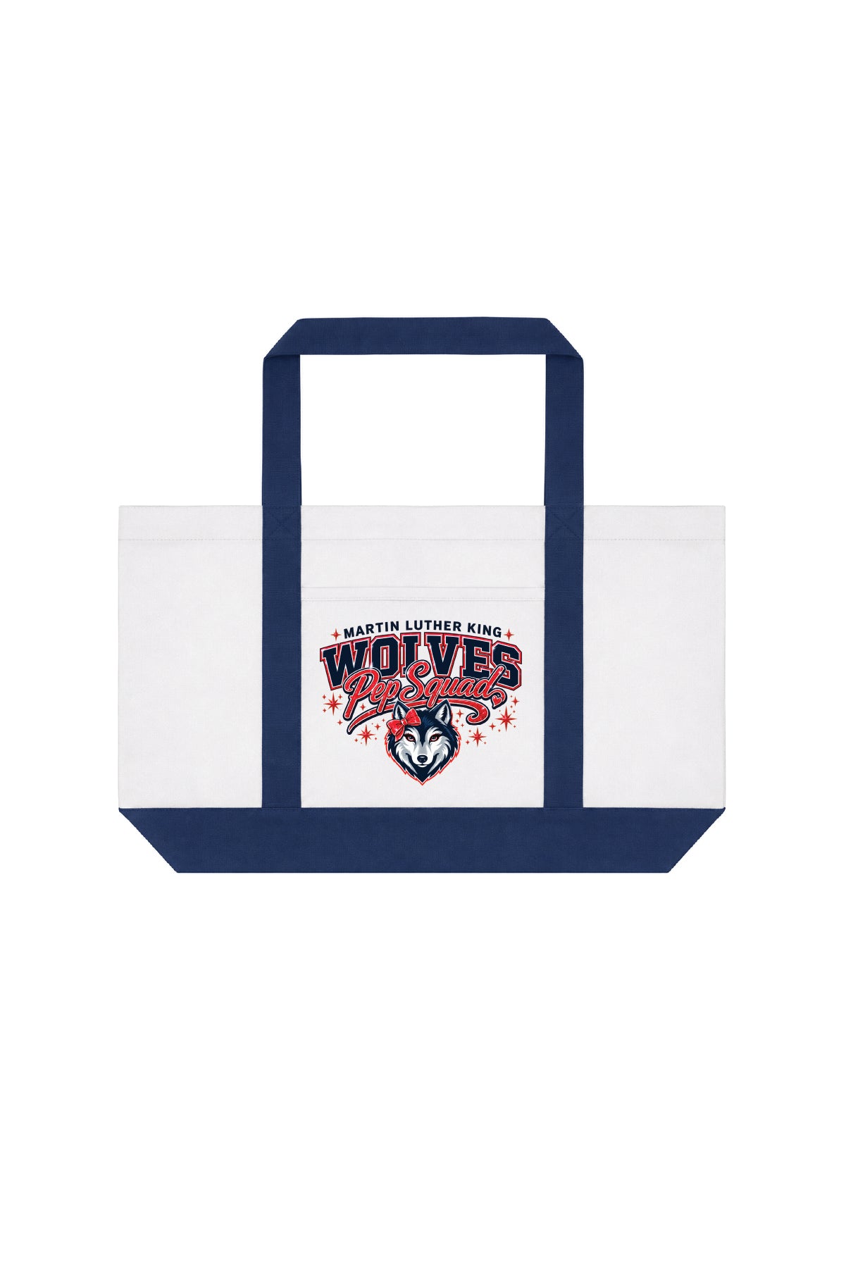 MLK Spirit Giant Zipper Beach Tote