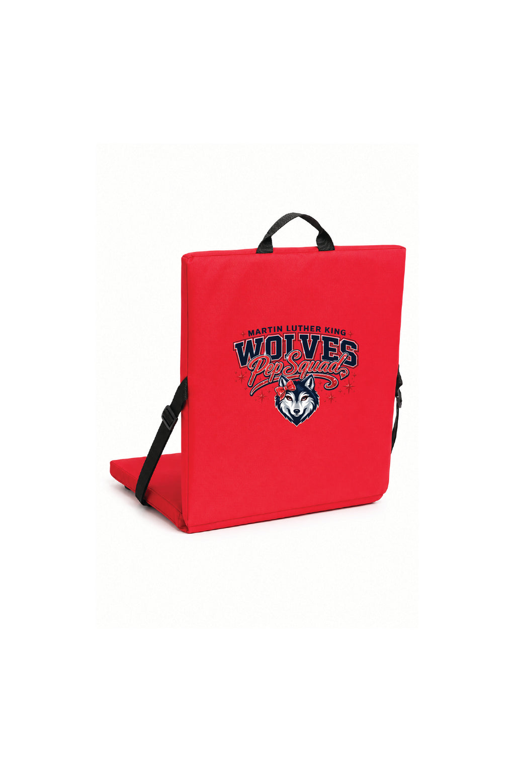 The Liberty Bags FT006 Folding Stadium Seat Red