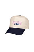 Valucap 8869 Five-Panel Stadium Mom Hat - Pink and Navy